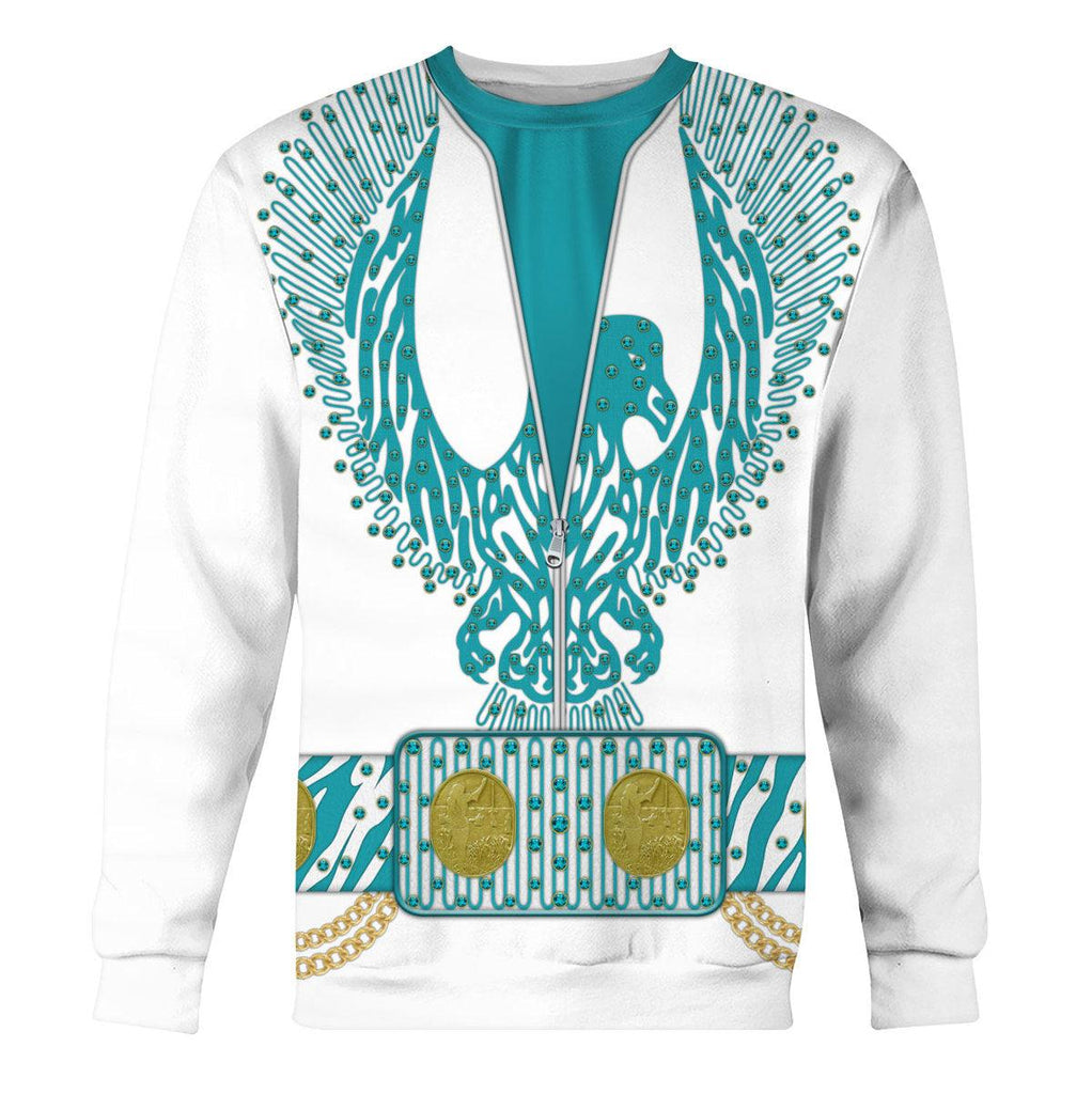 Oodiegang Elvis Turquoise Phoenix Costume Hoodie Sweatshirt T-Shirt Sweatpants - Oodiegang.com