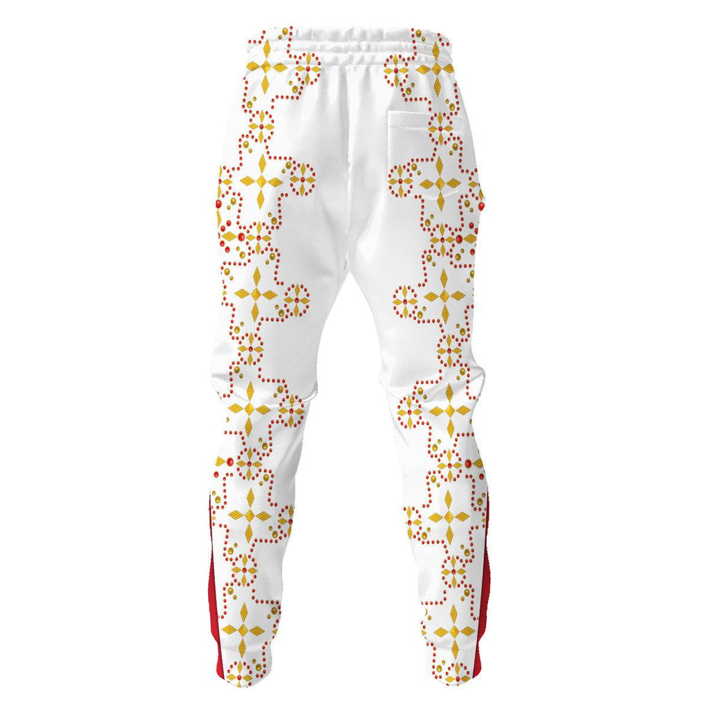 Oodiegang Elvis White Conquistador Costume Hoodie Sweatshirt T-Shirt Sweatpants - Oodiegang.com