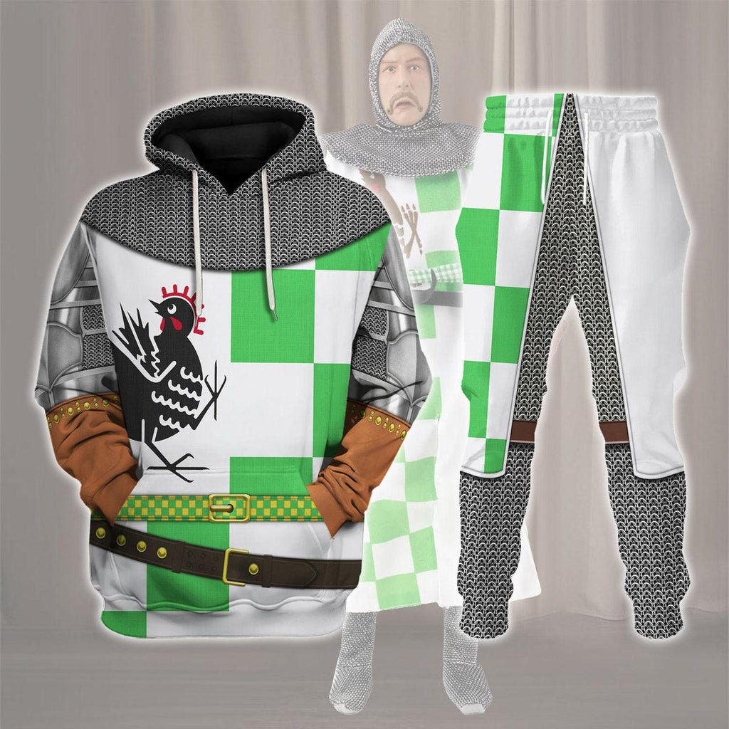 CustomsPig Eric Idle Knight Costume Hoodie Sweatshirt T-Shirt Tracksuit - CustomsPig.com