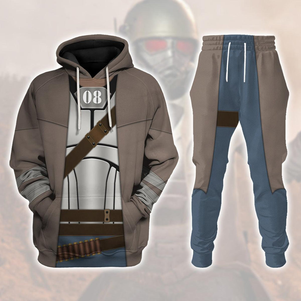 CustomsPig Fallout NCR Ranger Combat Armor Hoodie Sweatshirt T-Shirt Tracksuit - CustomsPig.com