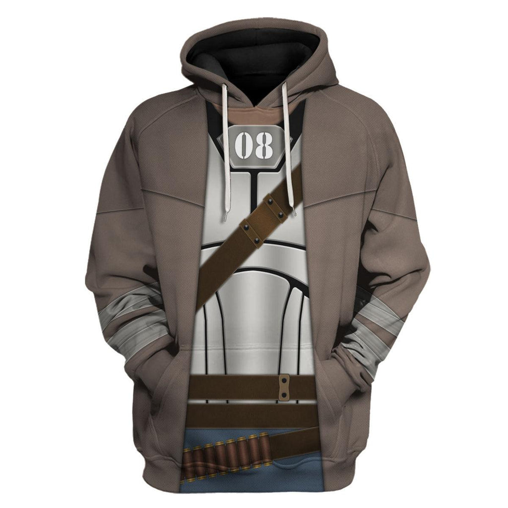 OodieGang Fallout NCR Ranger Combat Armor Hoodie Sweatshirt T-Shirt Tracksuit - OodieGang.com