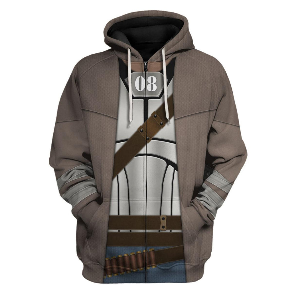 OodieGang Fallout NCR Ranger Combat Armor Hoodie Sweatshirt T-Shirt Tracksuit - OodieGang.com