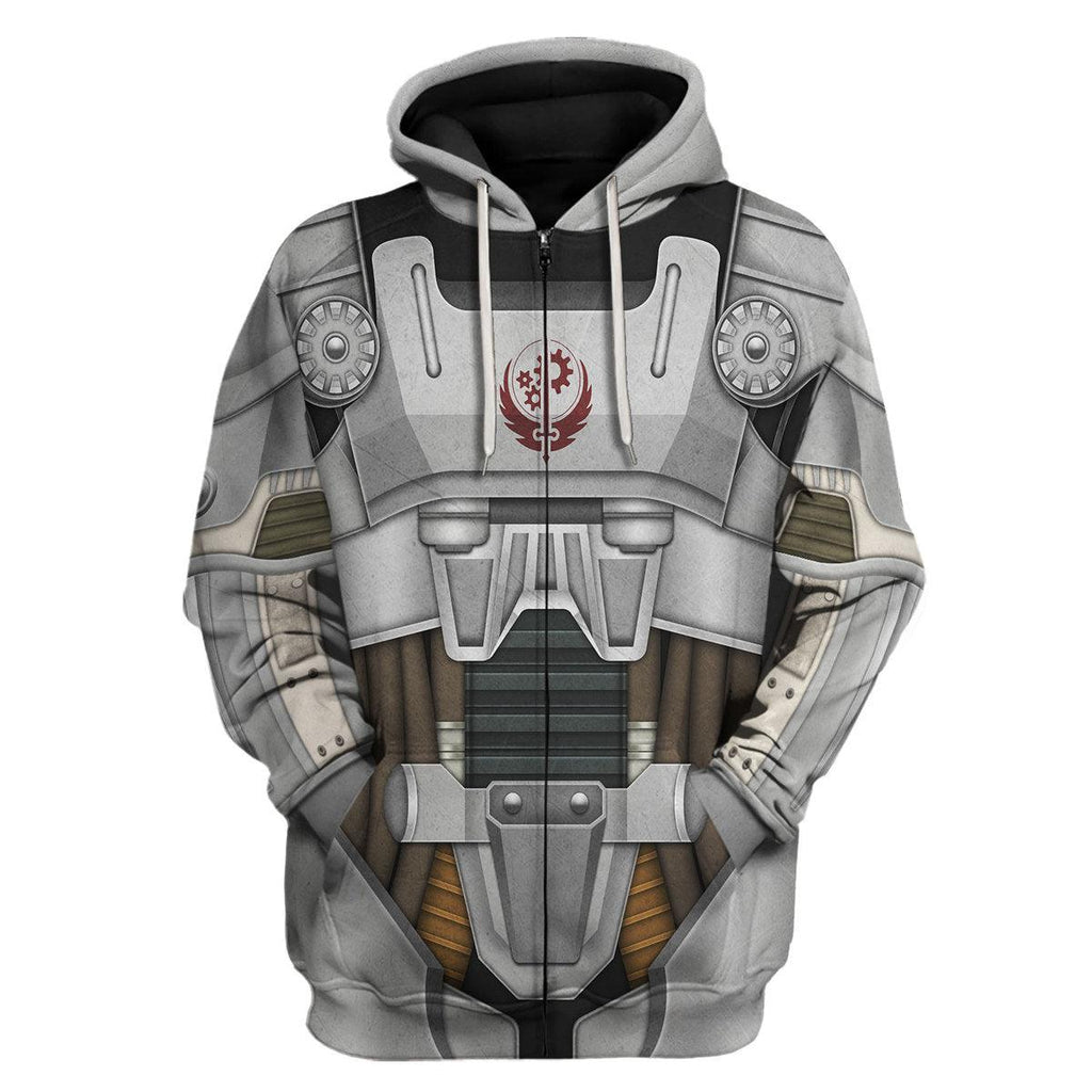 OodieGang Fallout T-60 Power Armor TV Series Hoodie Sweatshirt T-Shirt Tracksuit - OodieGang.com