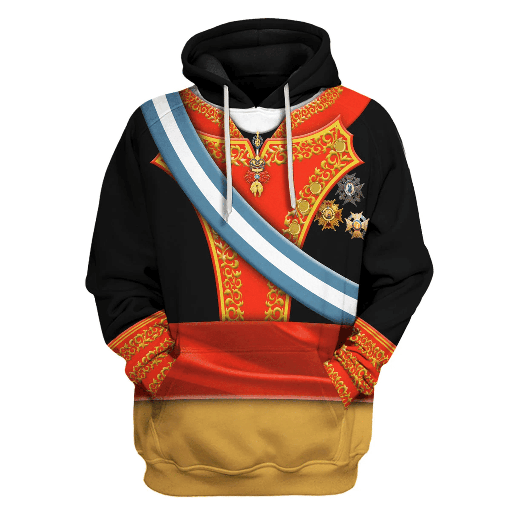 OodieGang Ferdinand VII Of Spain Costume Hoodie Sweatshirt T-Shirt Tracksuit - OodieGang.com