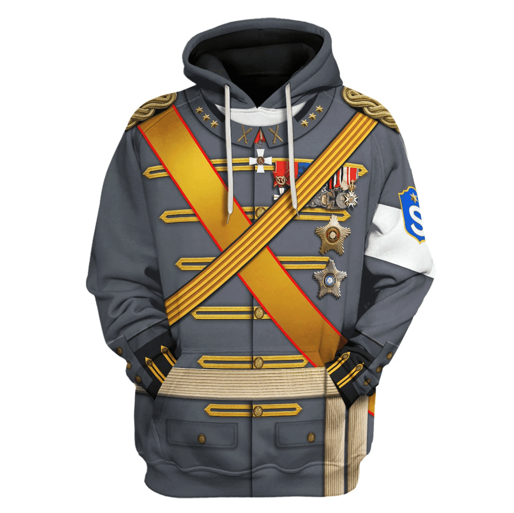 OodieGang Finnish Military Leader Carl Gustaf Emil Mannerheim Costume Hoodie Sweatshirt T-Shirt Tracksuit - OodieGang.com