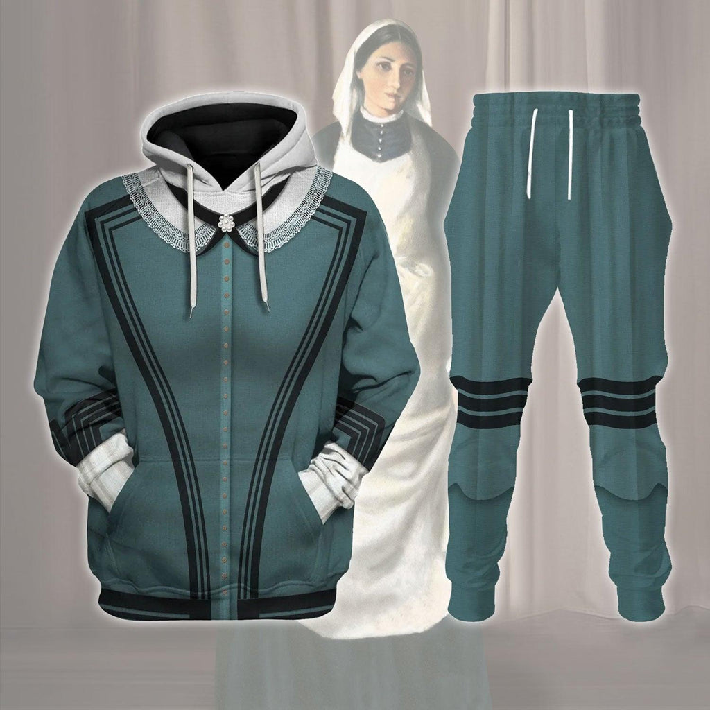 OodieGang Florence Nightingale Costume Hoodie Sweatshirt T-Shirt Tracksuit - OodieGang.com