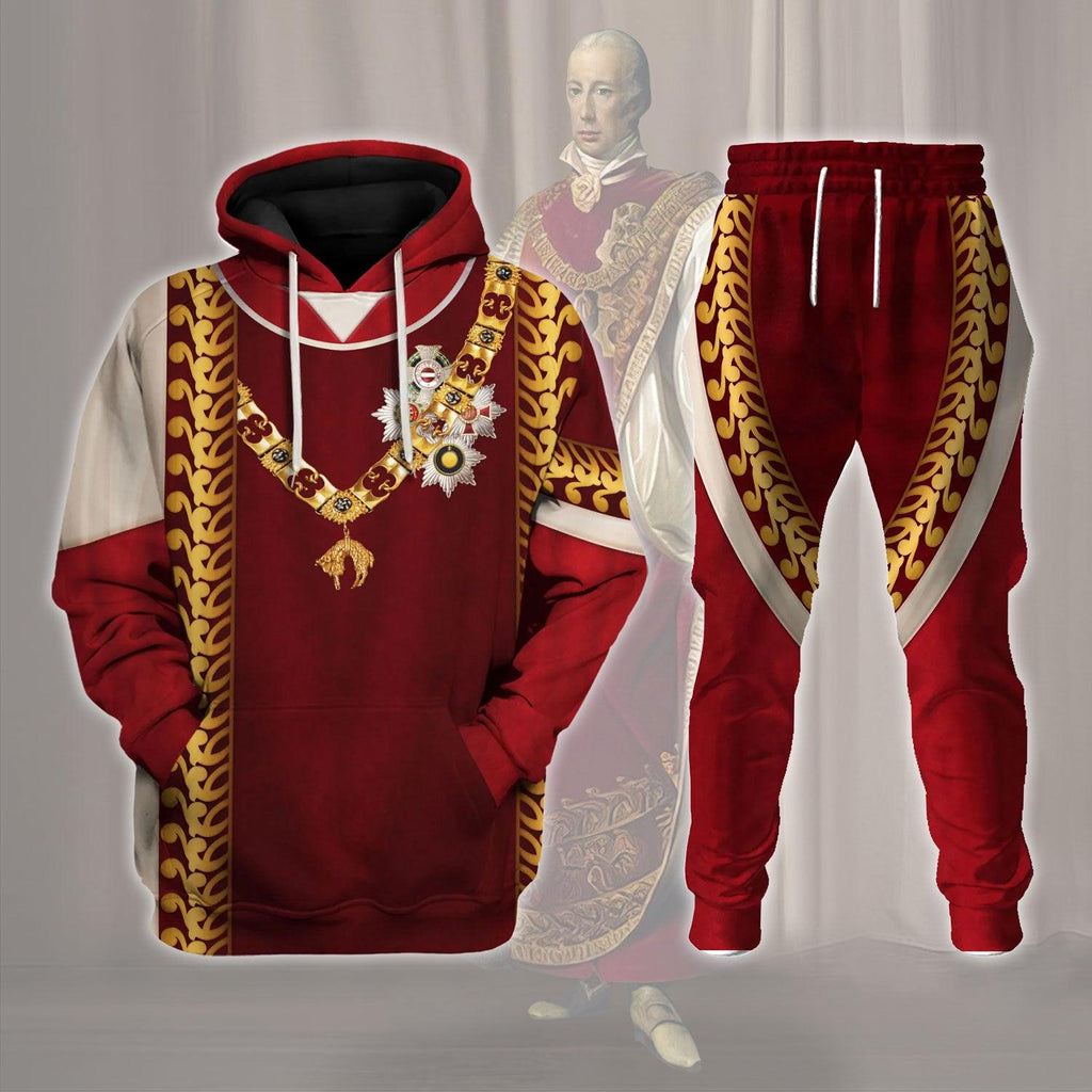 OodieGang Francis II Holy Roman Emperor Costume Hoodie Sweatshirt T-Shirt Tracksuit - OodieGang.com