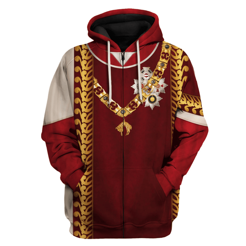 OodieGang Francis II Holy Roman Emperor Costume Hoodie Sweatshirt T-Shirt Tracksuit - OodieGang.com