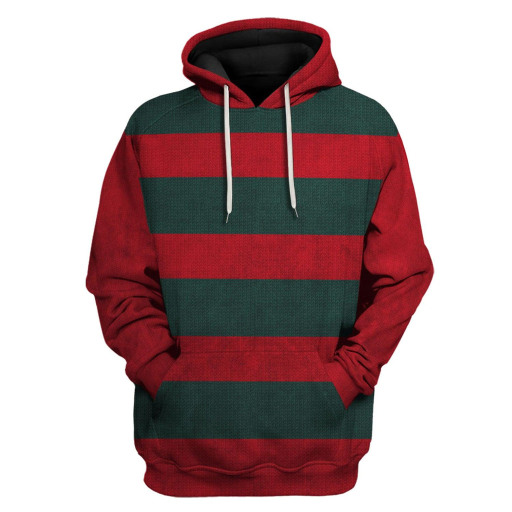 Oodiegang Freddy Krueger Costume Hoodie Sweatshirt T-Shirt Tracksuit - Oodiegang.com