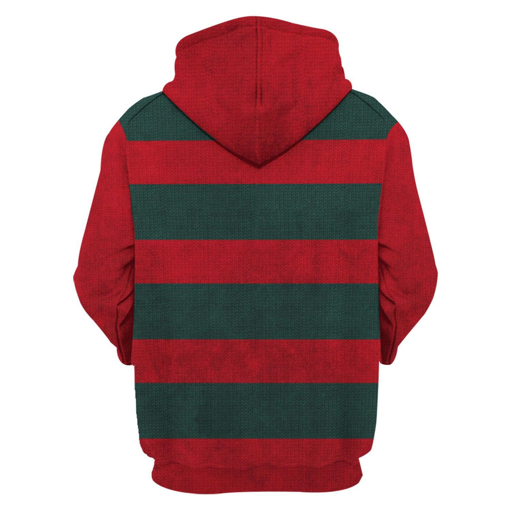 Oodiegang Freddy Krueger Costume Hoodie Sweatshirt T-Shirt Tracksuit - Oodiegang.com