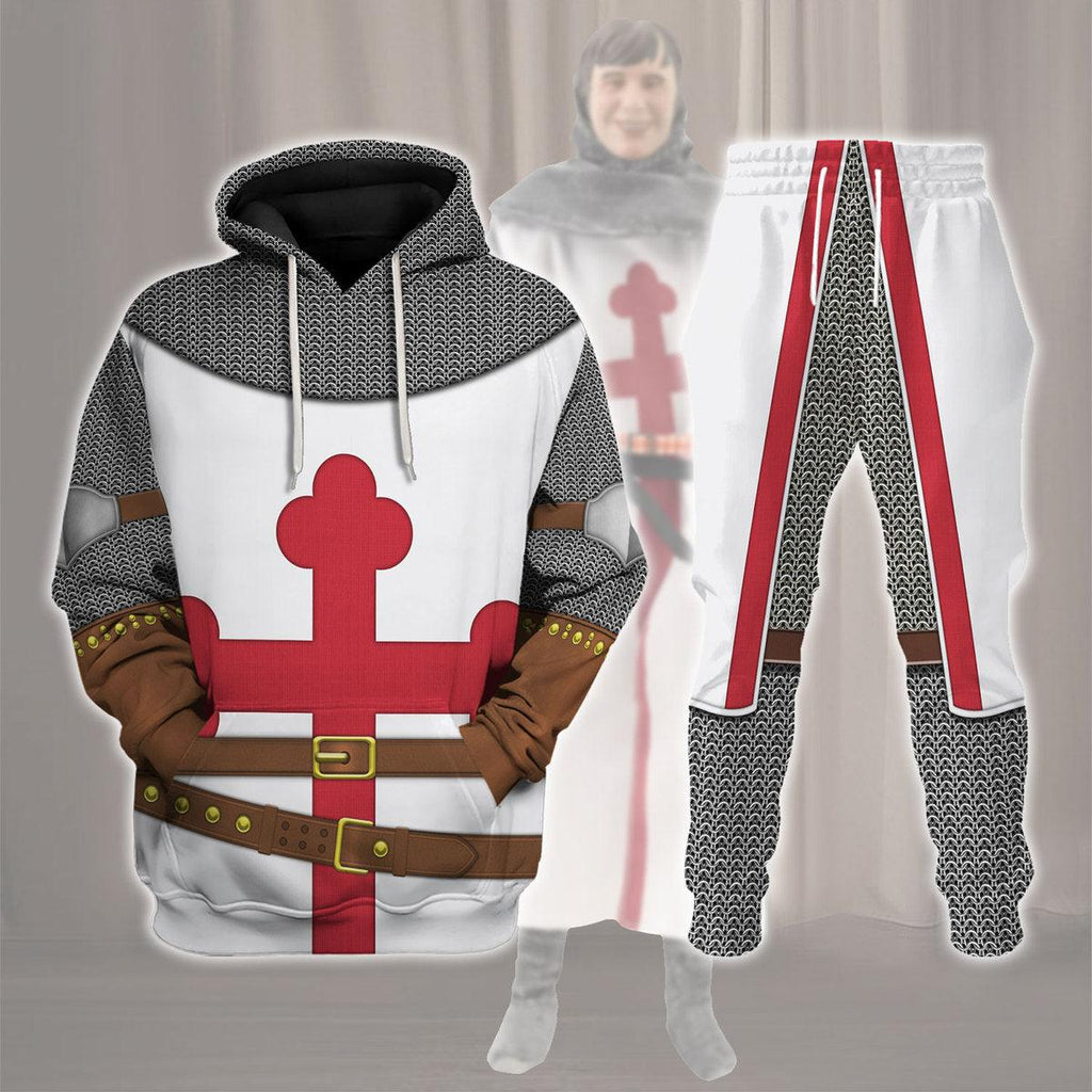 CustomsPig Galahad Knight Costume Hoodie Sweatshirt T-Shirt Tracksuit - CustomsPig.com