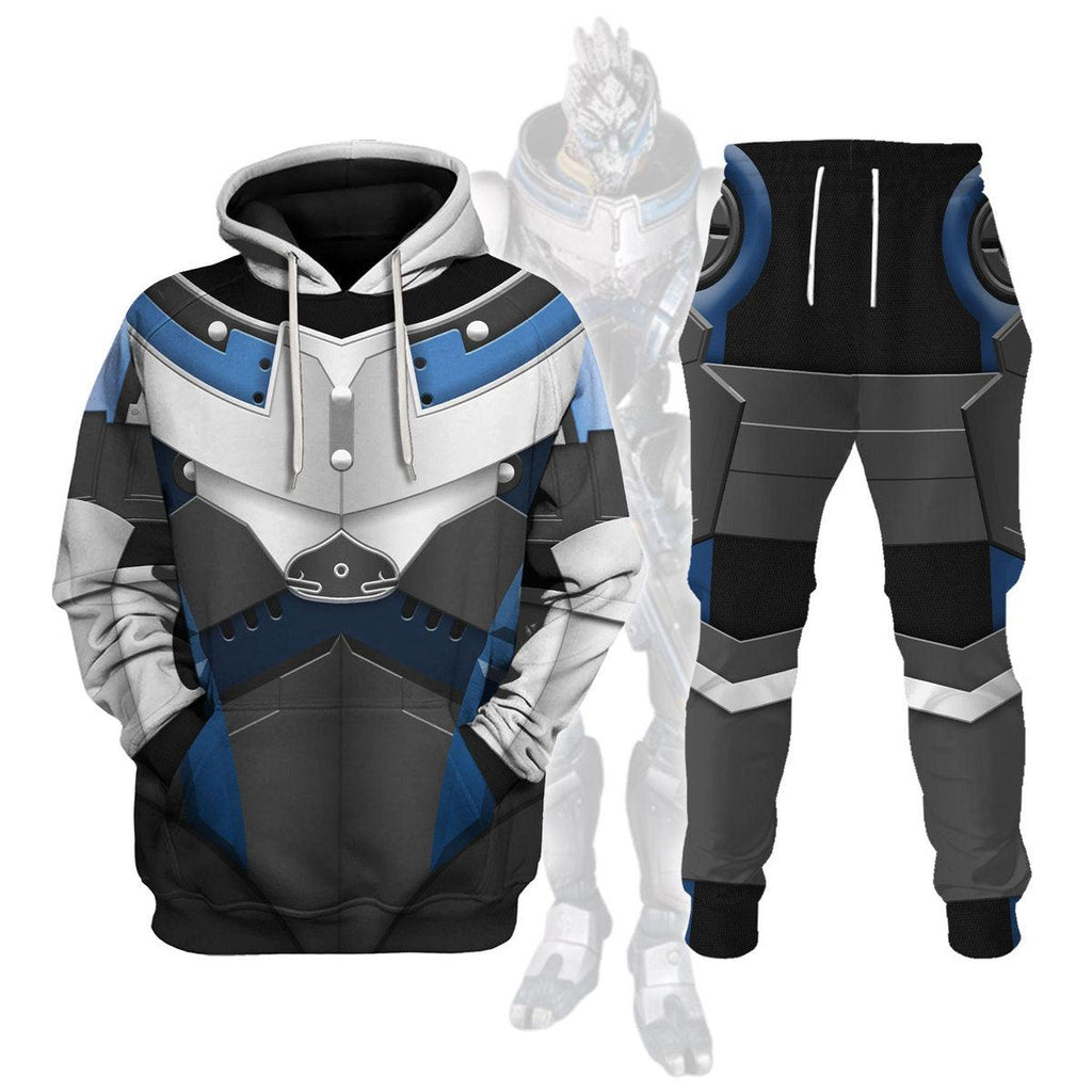 CustomsPig Garrus Vakarian Hoodie Sweatshirt T-shirt Sweatpants Outfit Cosplay Costumes - CustomsPig.com