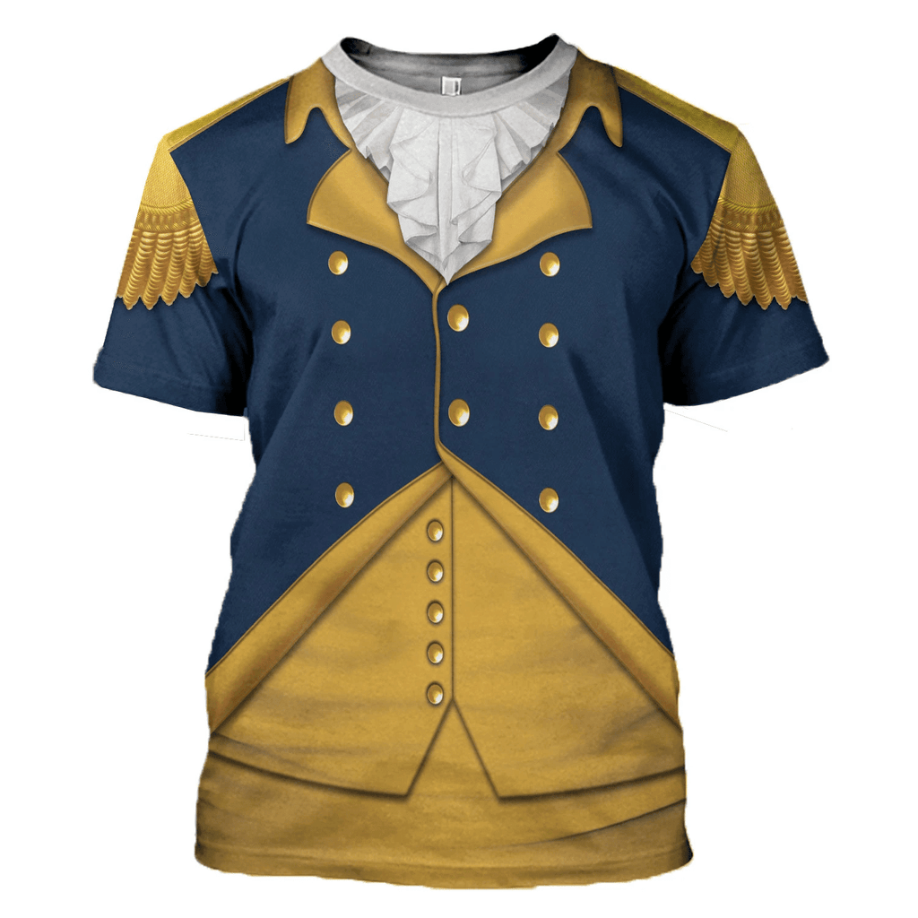 OodieGang General George Washington Costume Hoodie Sweatshirt T-Shirt Tracksuit - OodieGang.com