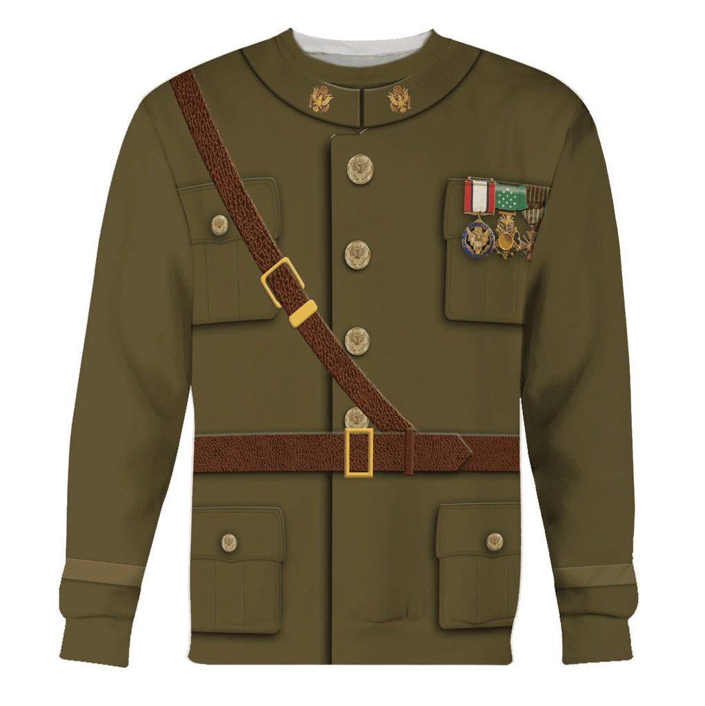 OodieGang General John J. Jack Pershing Costume Hoodie Sweatshirt T-Shirt Tracksuit - OodieGang.com