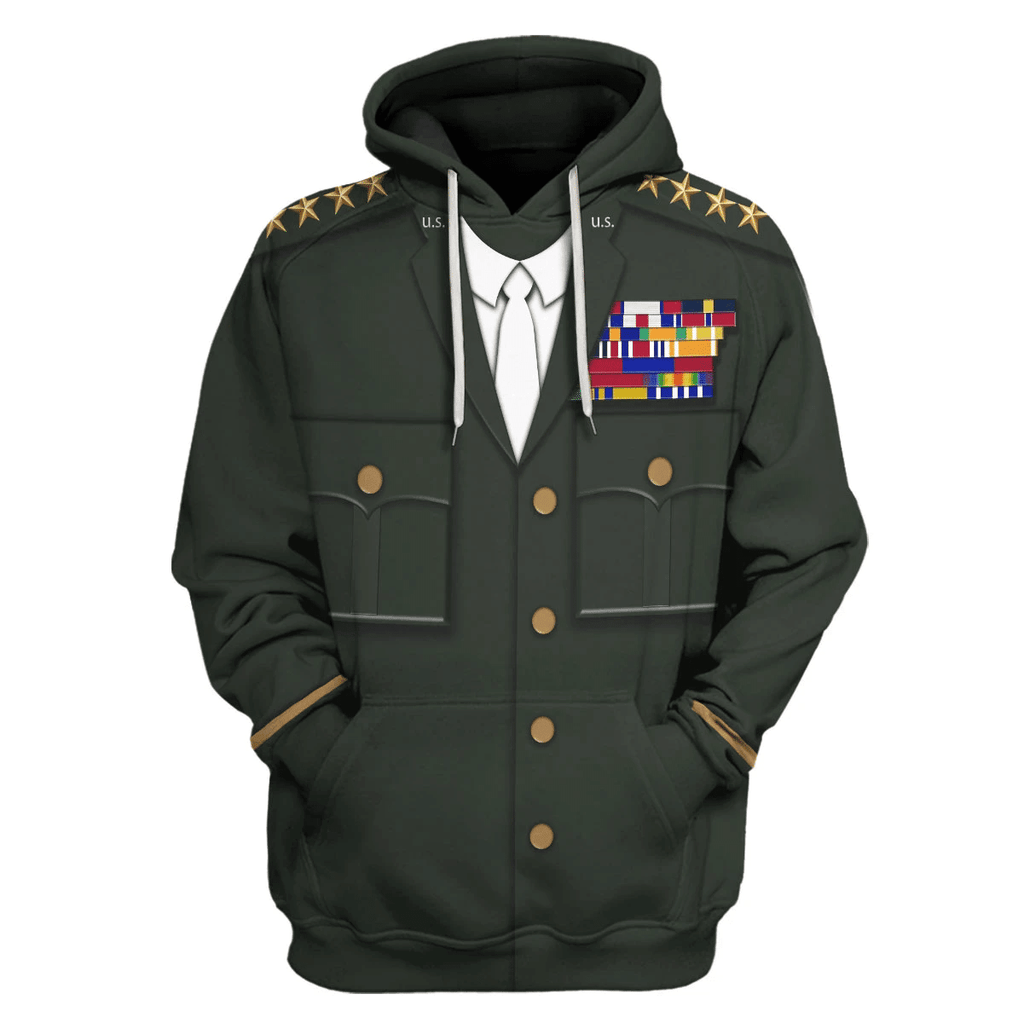 OodieGang General Omar N. Bradley Costume Hoodie Sweatshirt T-Shirt Tracksuit - OodieGang.com