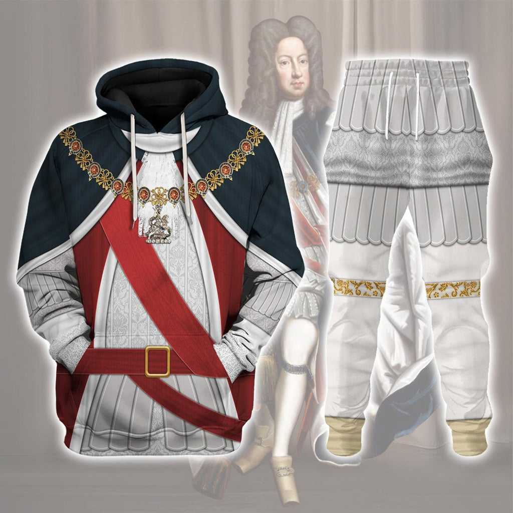 Oodiegang George I of England Costume Hoodie Sweatshirt T-Shirt Tracksuit - Oodiegang.com