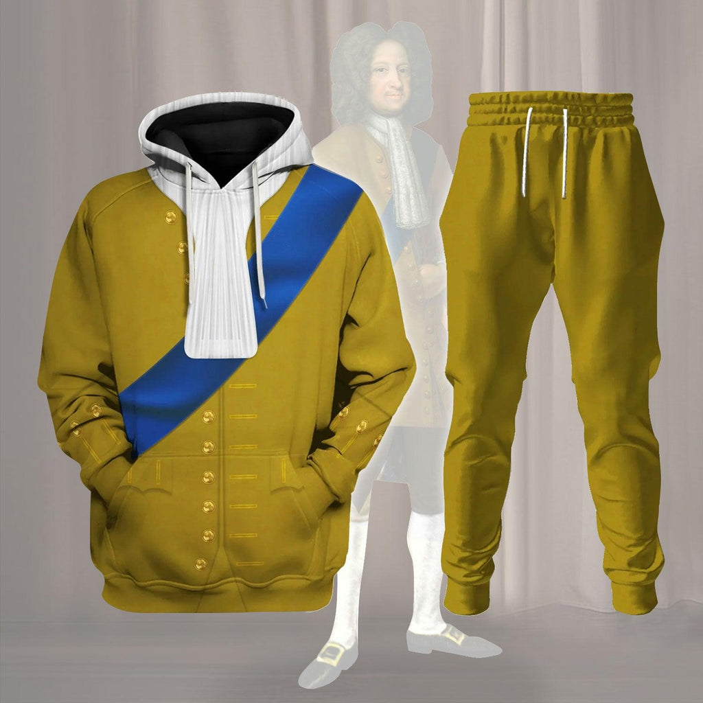 OodieGang George I of Great Britain Costume Hoodie Sweatshirt T-Shirt Tracksuit - OodieGang.com