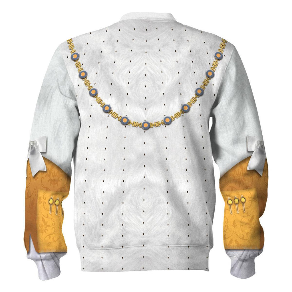 Oodiegang George III of England Costume Hoodie Sweatshirt T-Shirt Tracksuit - DucG