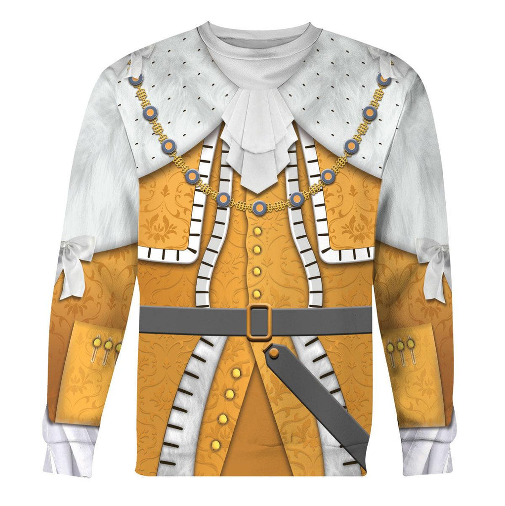 Oodiegang George III of England Costume Hoodie Sweatshirt T-Shirt Tracksuit - DucG