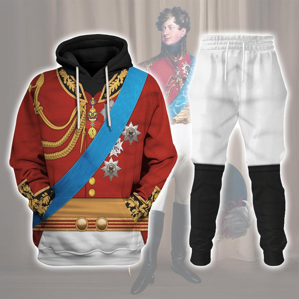 Oodiegang George IV of England Uniform Costume Hoodie Sweatshirt T-Shirt Tracksuit - Oodiegang.com