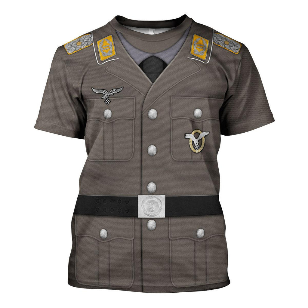 Oodiegang German Air Force (Luftwaffe)-Pilot-Full Dress Costume Hoodie Sweatshirt T-Shirt Tracksuit - Oodiegang.com