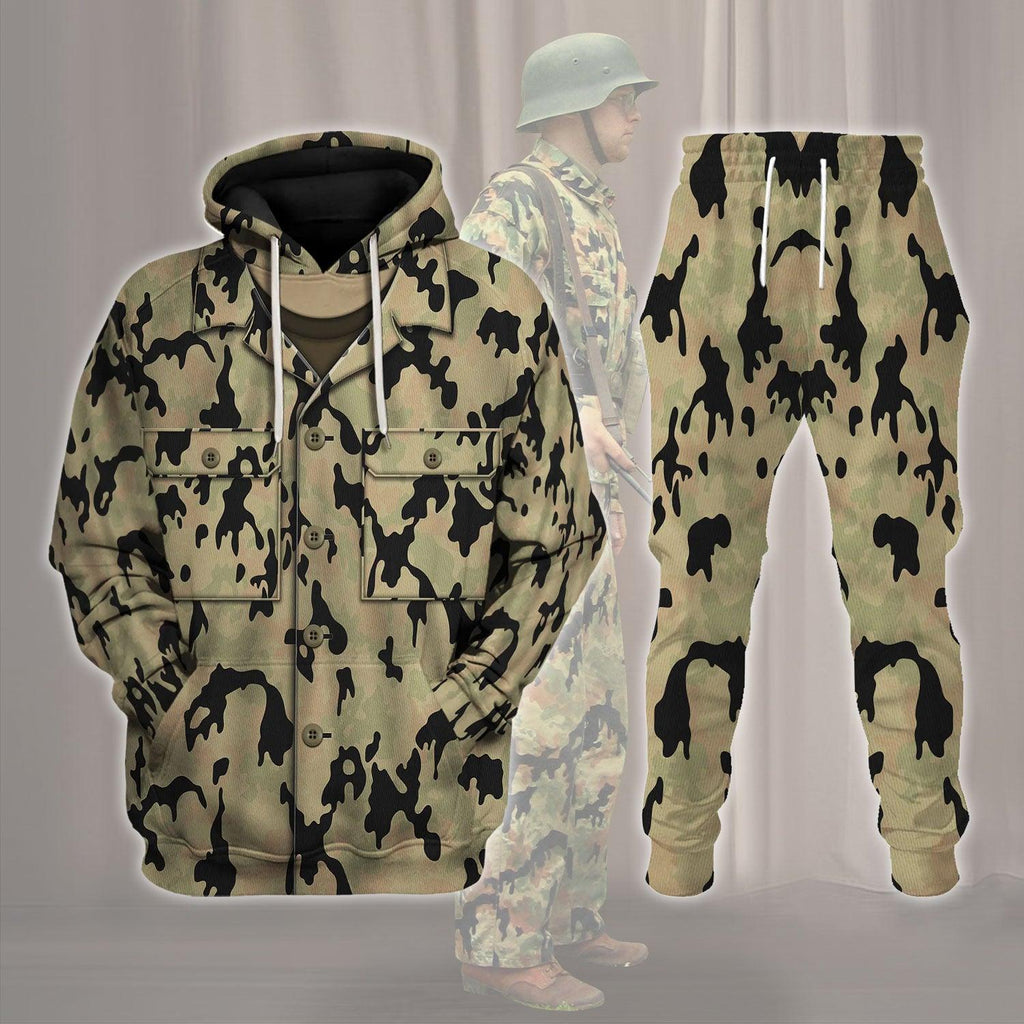 OodieGang German Leibermuster Faded v2.0 CAMO Costume Hoodie Sweatshirt T-Shirt Tracksuit - OodieGang.com