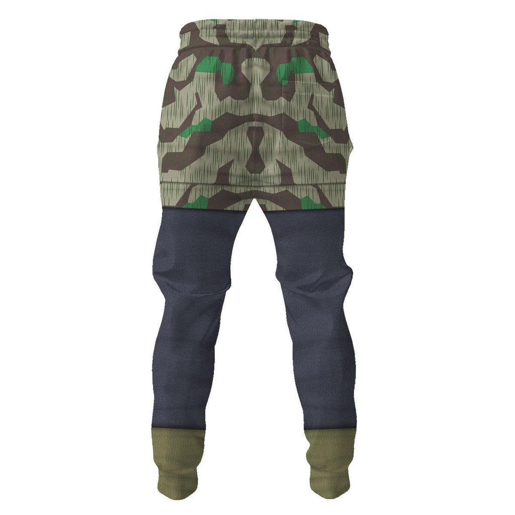 Oodiegang German Parachutist-Splinter Pattern Smock-Basic Uniform Costume Hoodie Sweatshirt T-Shirt Tracksuit - Oodiegang.com