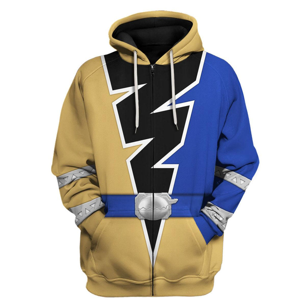 OodieGang Gold Jiro Momotani Ranger Dino Fury Hoodies Sweatshirt T-Shirt Zip Hoodies Sweatpants - OodieGang.com