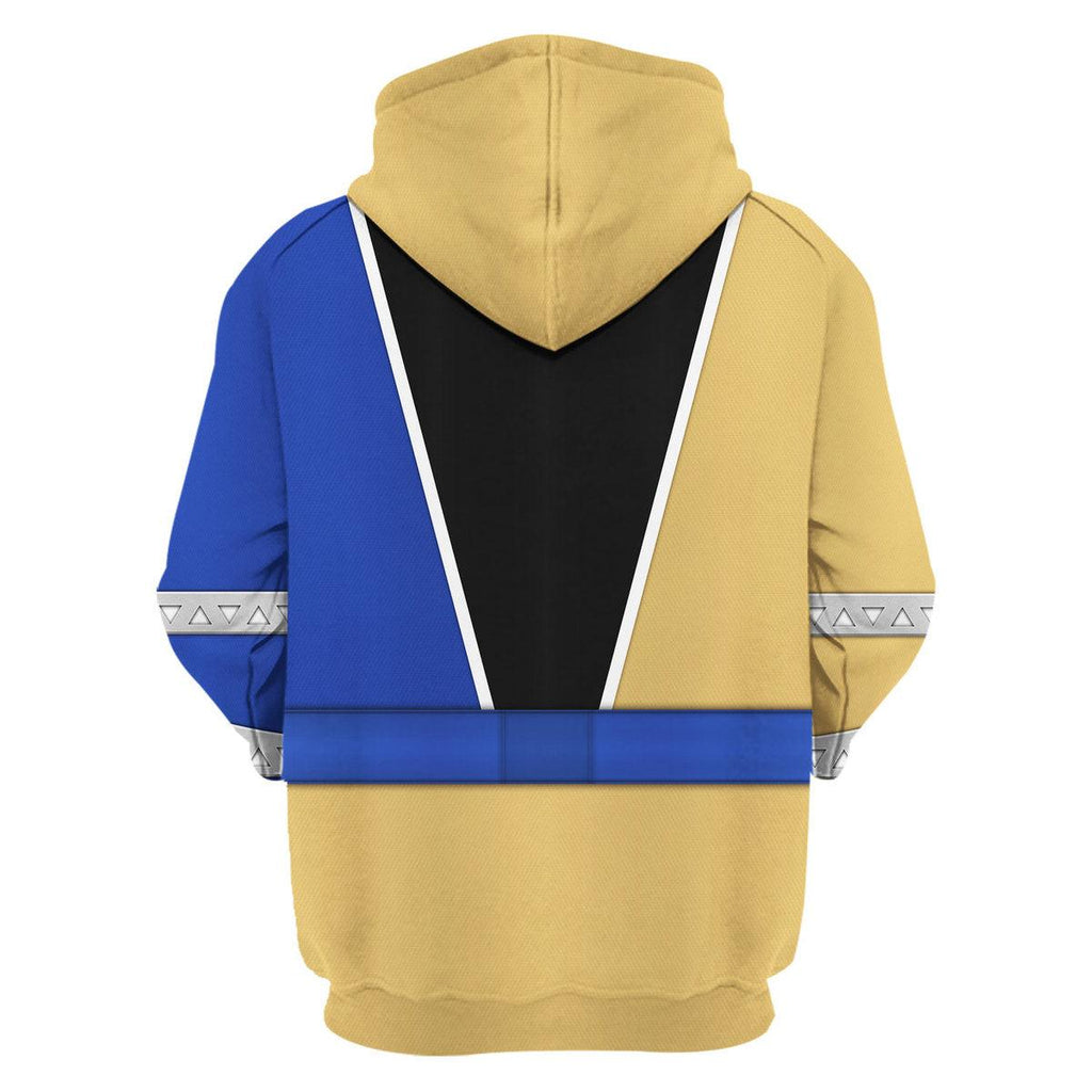 OodieGang Gold Jiro Momotani Ranger Dino Fury Hoodies Sweatshirt T-Shirt Zip Hoodies Sweatpants - OodieGang.com