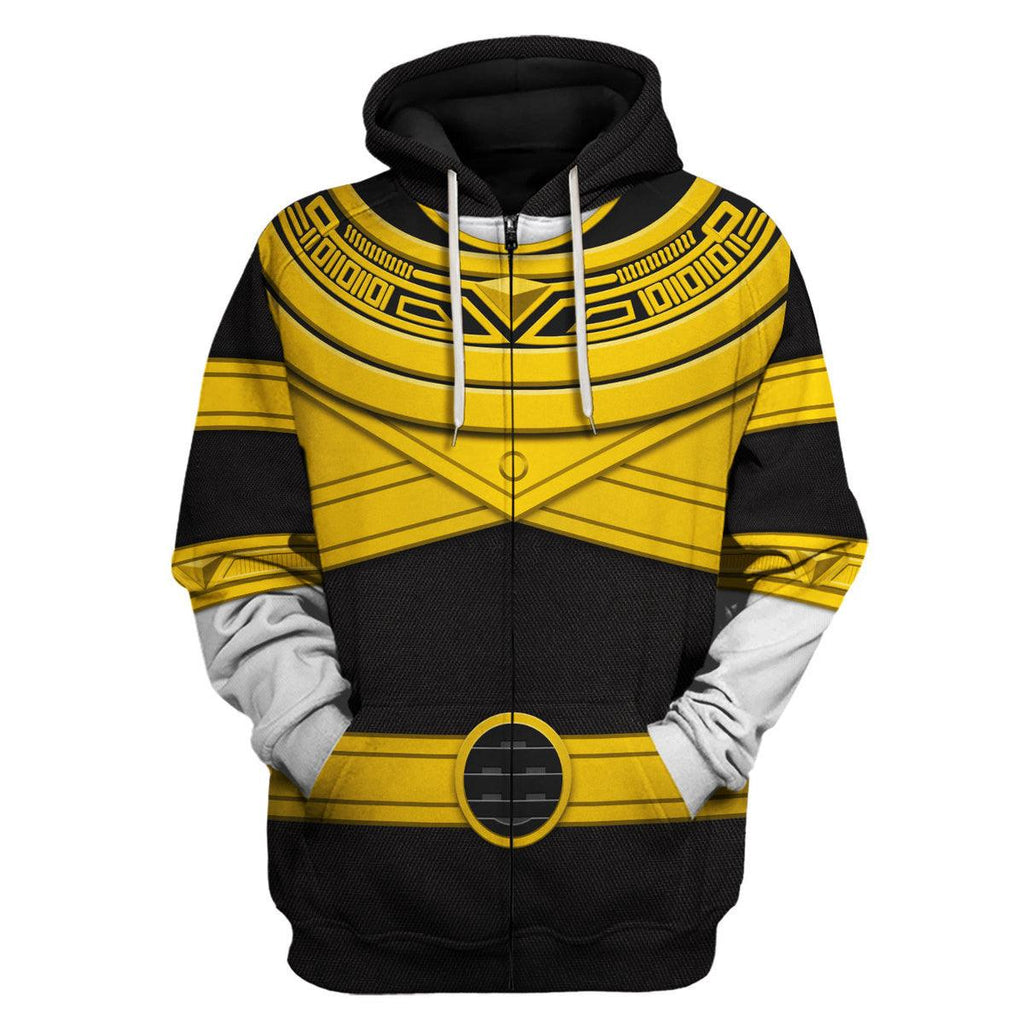 OodieGang Gold Power Rangers Zeo Hoodies Sweatshirt T-shirt Hawaiian Tracksuit - OodieGang.com