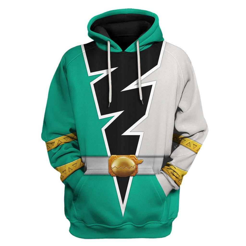 OodieGang Green Izzy Garcia Ranger Dino Fury Hoodies Sweatshirt T-Shirt Zip Hoodies Sweatpants - OodieGang.com