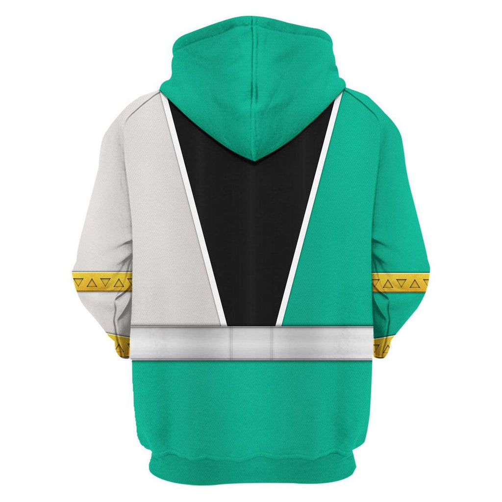 OodieGang Green Izzy Garcia Ranger Dino Fury Hoodies Sweatshirt T-Shirt Zip Hoodies Sweatpants - OodieGang.com