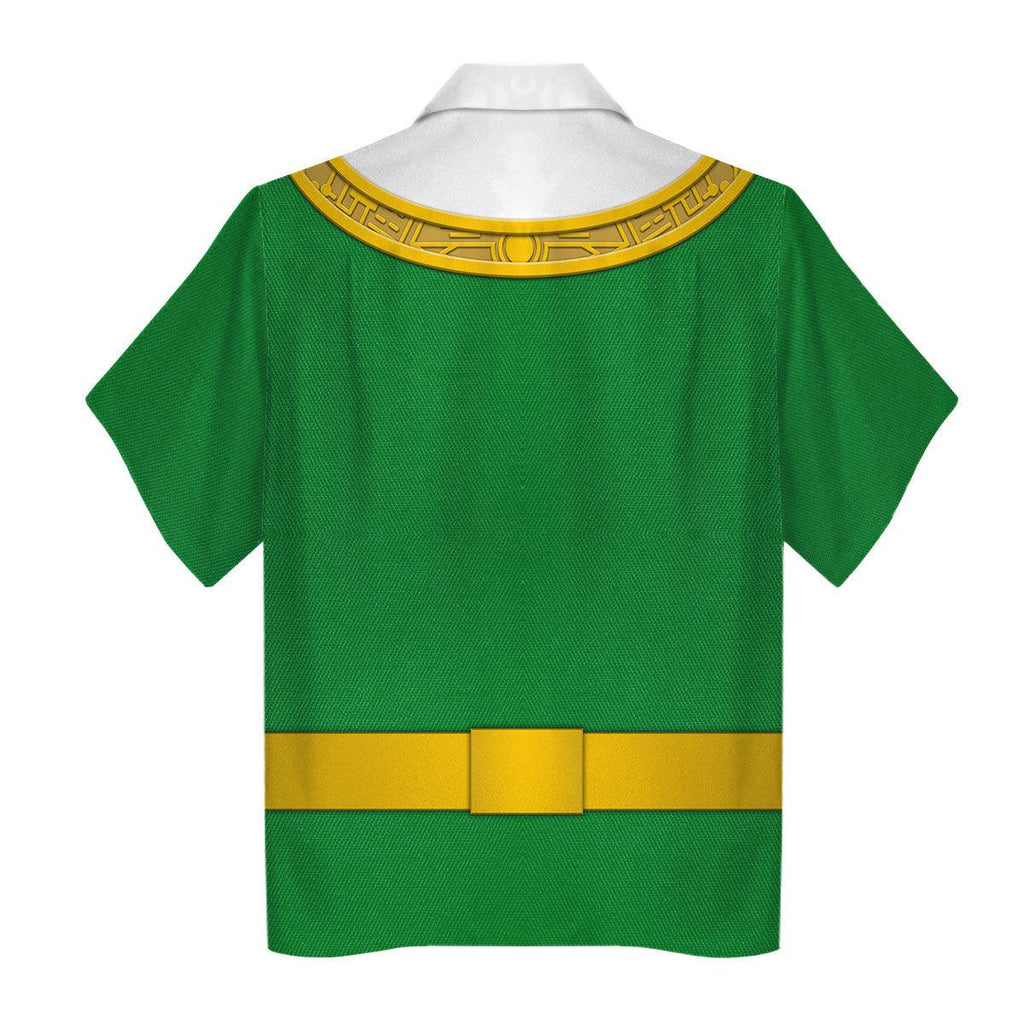 OodieGang Green Power Rangers Zeo Hoodies Sweatshirt T-shirt Hawaiian Tracksuit - OodieGang.com