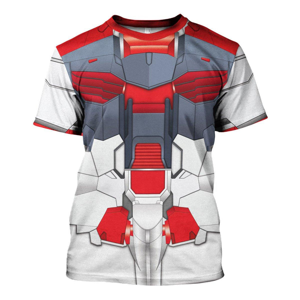 OodieGang Gundam Astray Red Frame Costume All Over Print Tracksuit Hoodie - OodieGang