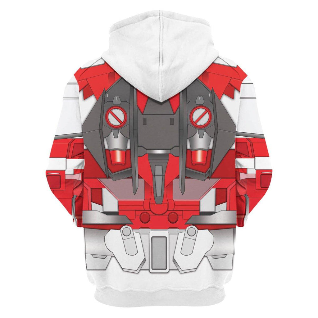 OodieGang Gundam Astray Red Frame Costume All Over Print Tracksuit Hoodie - OodieGang