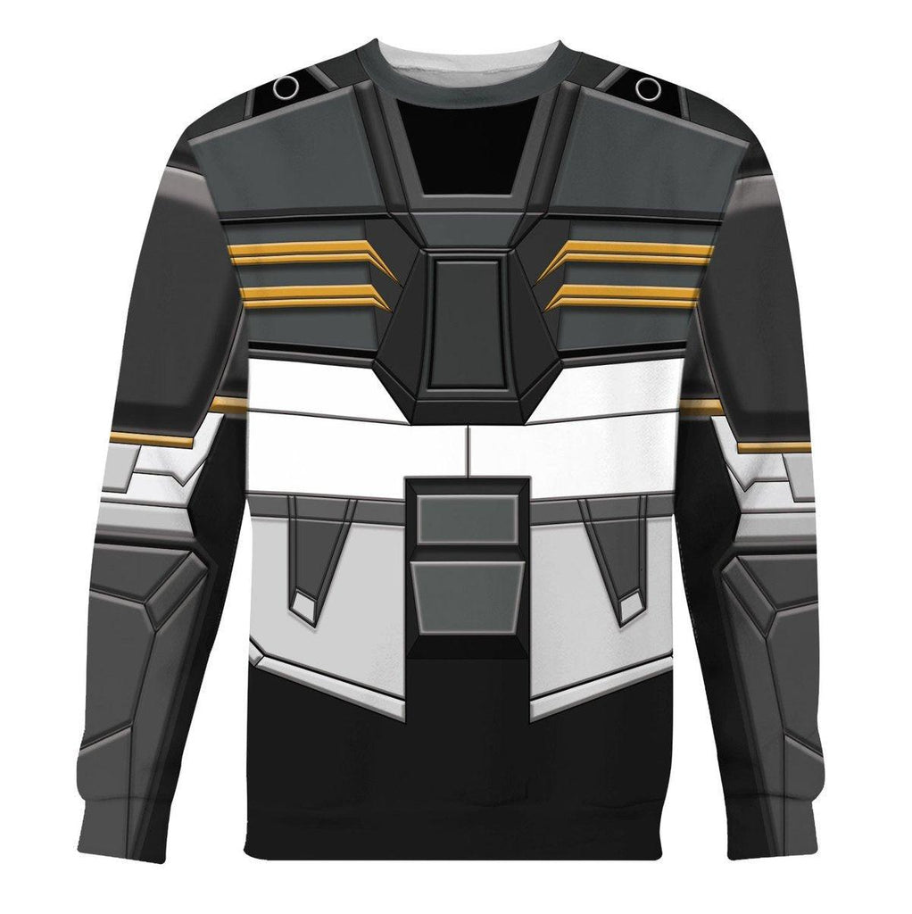 OodieGang Gundam Deathscythe Costume All Over Print Tracksuit Hoodie - OodieGang