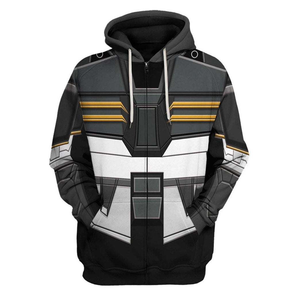 OodieGang Gundam Deathscythe Costume All Over Print Tracksuit Hoodie - OodieGang