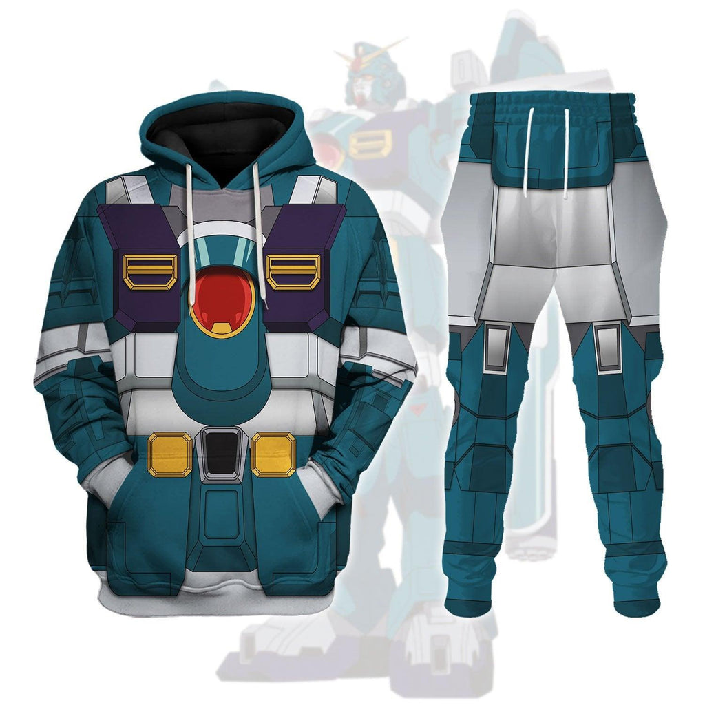 OodieGang Gundam Leopard After War Gundam X Costume All Over Print Tracksuit Hoodie - OodieGang