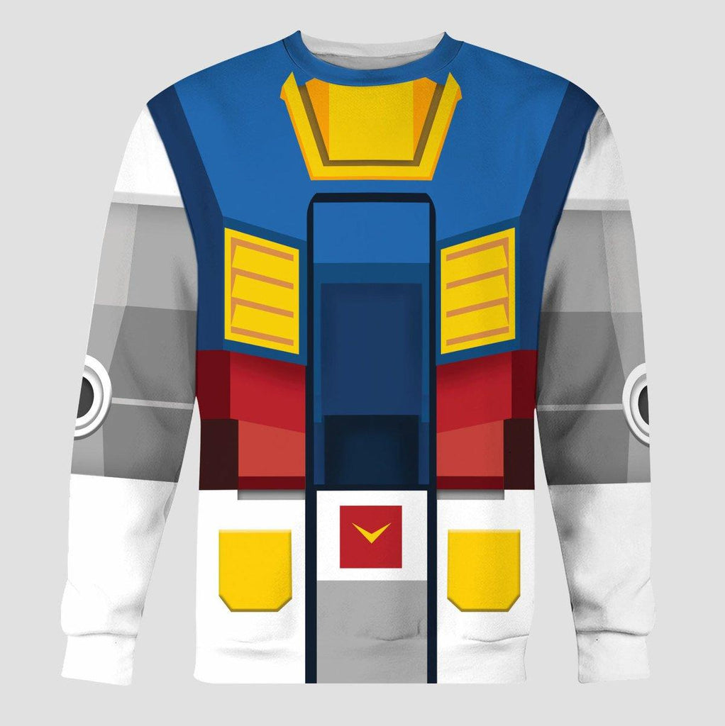 OodieGang Gundam Robot Costume All Over Print Tracksuit Hoodie - OodieGang