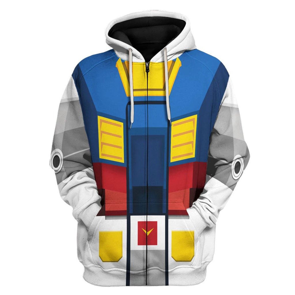 OodieGang Gundam Robot Costume All Over Print Tracksuit Hoodie - OodieGang