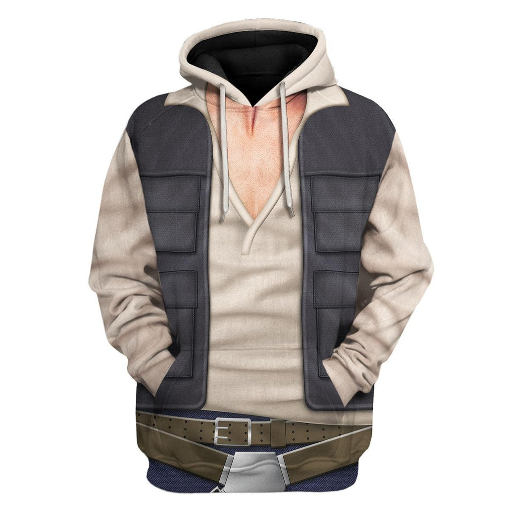 OodieGang Han Solo Costume Hoodie Sweatshirt T-Shirt Sweatpants - OodieGang.com