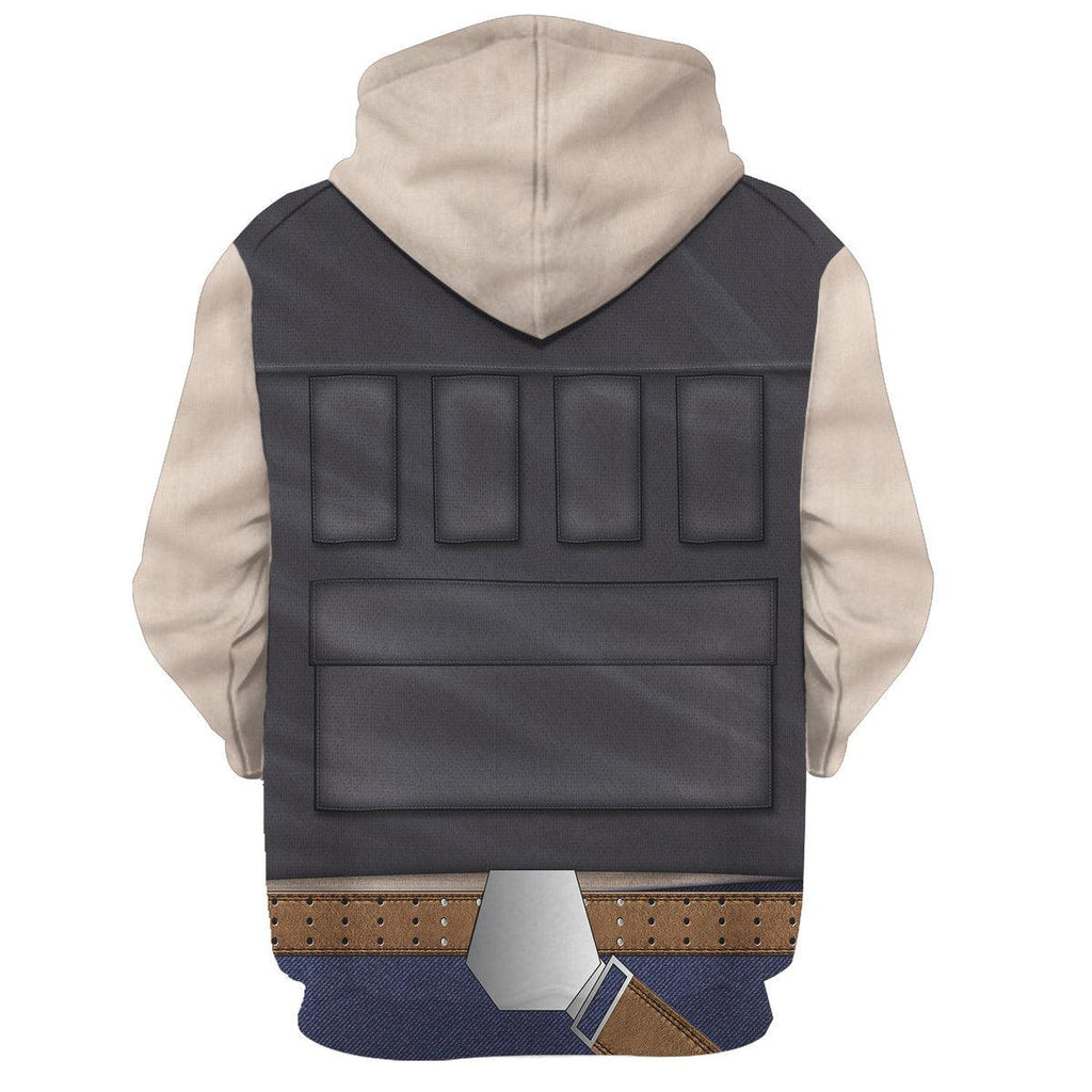 OodieGang Han Solo Costume Hoodie Sweatshirt T-Shirt Sweatpants - OodieGang.com