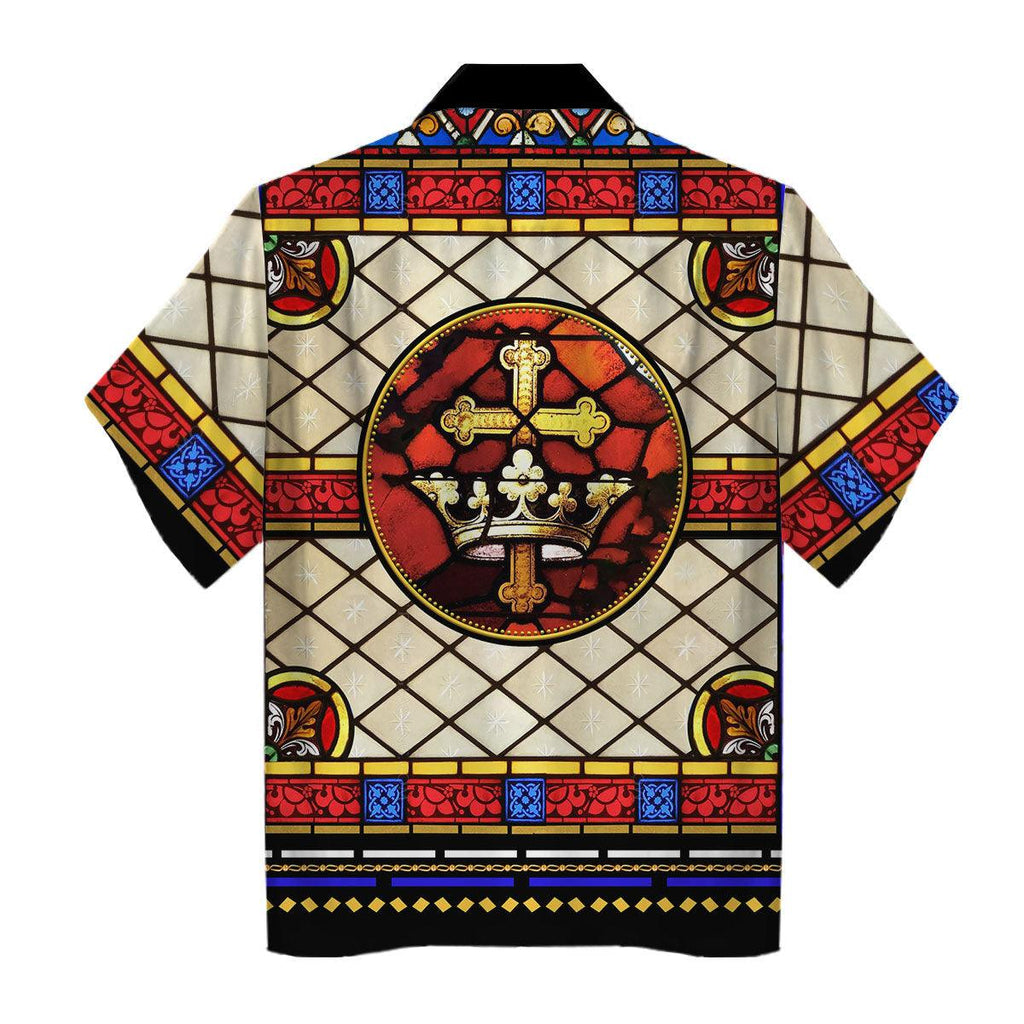 OodieGang Hawaiian Shirt Jesus The King of Kings 3D Apparel - OodieGang.com