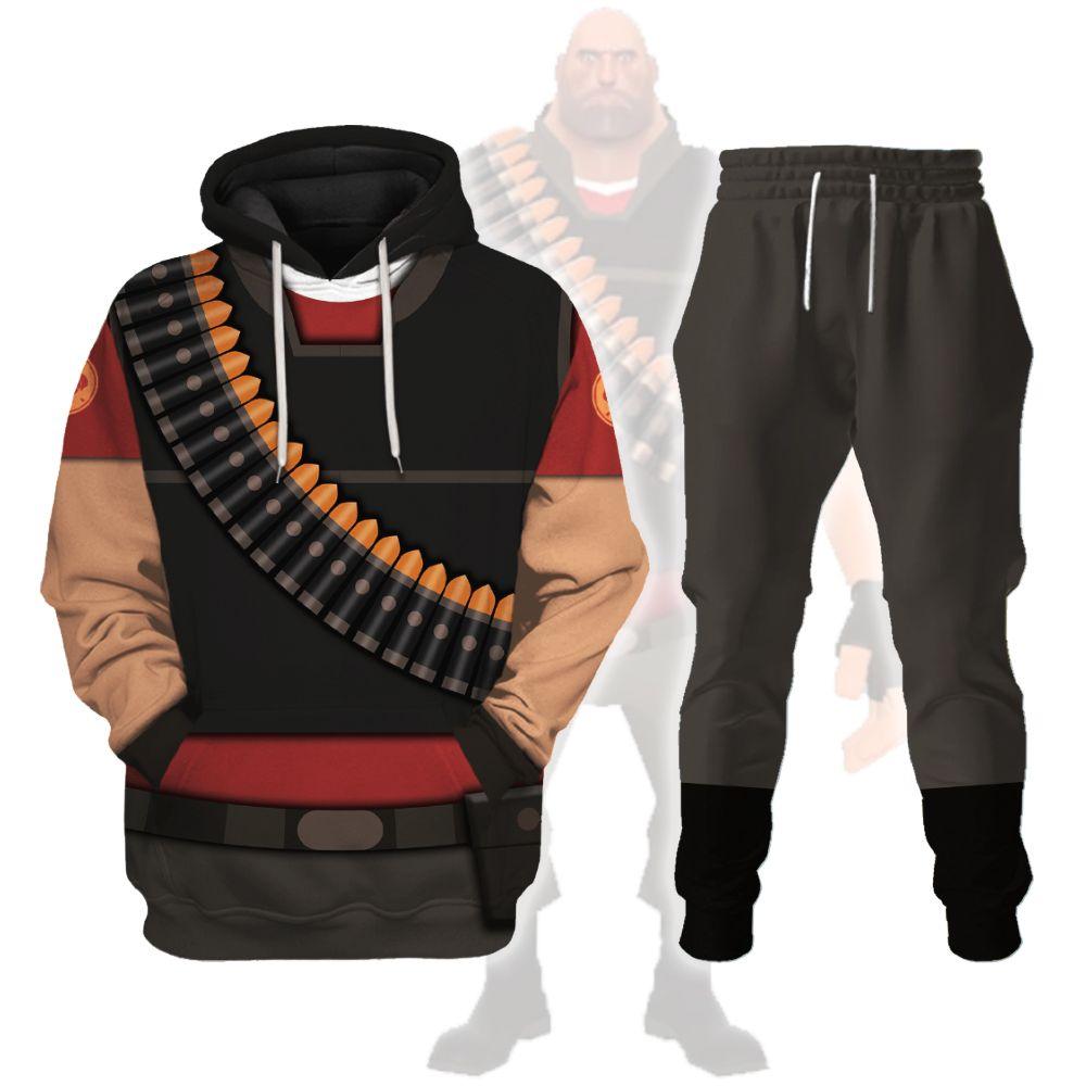 OodieGang Heavy TF2 Costume Hoodie Sweatshirt T-Shirt Tracksuit - OodieGang