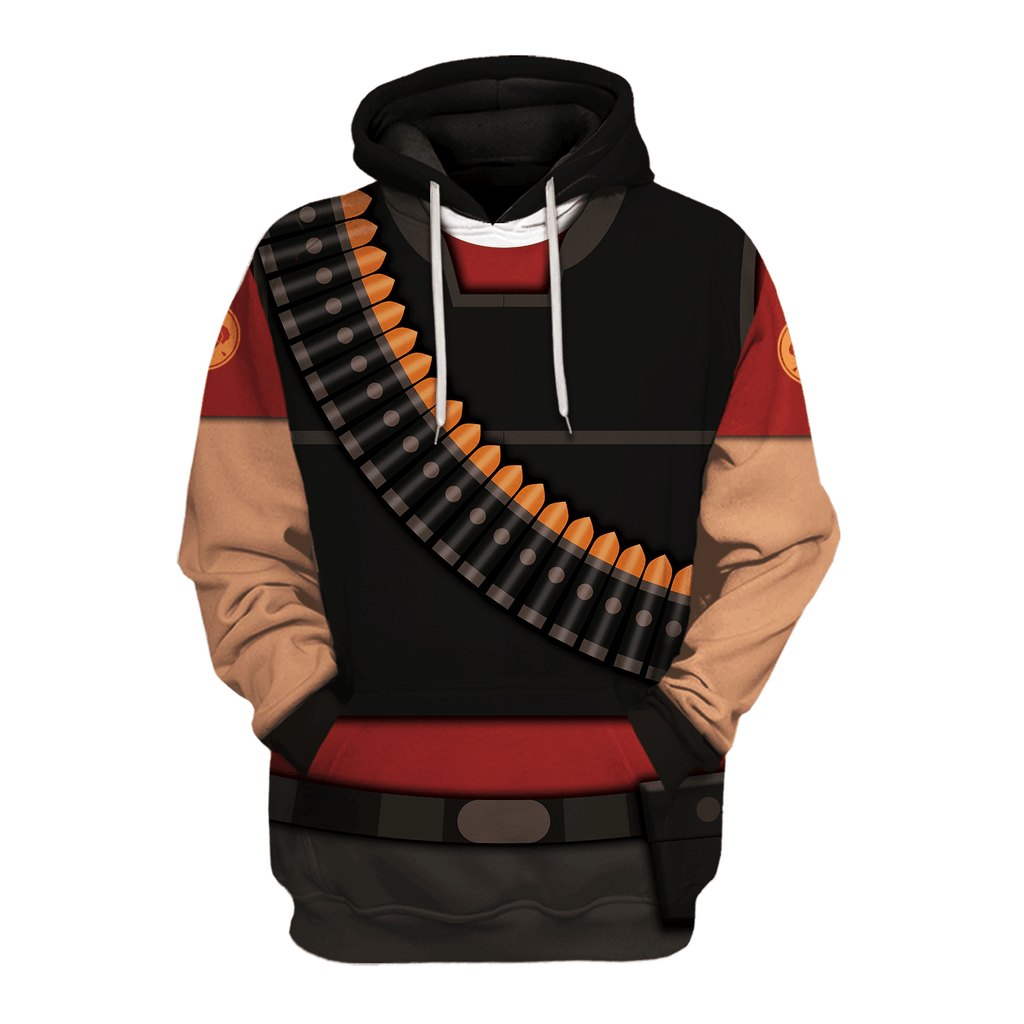 OodieGang Heavy TF2 Costume Hoodie Sweatshirt T-Shirt Tracksuit - OodieGang