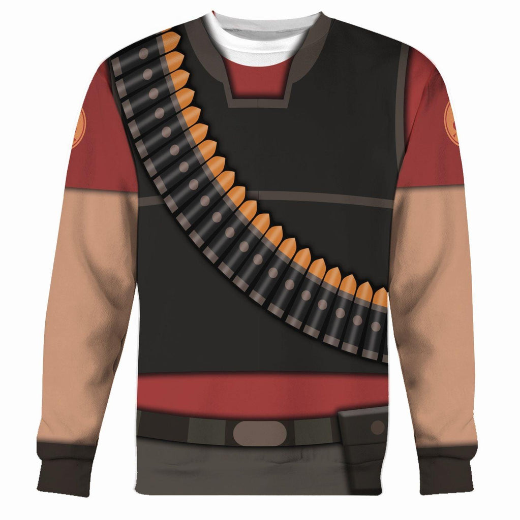 OodieGang Heavy TF2 Costume Hoodie Sweatshirt T-Shirt Tracksuit - OodieGang