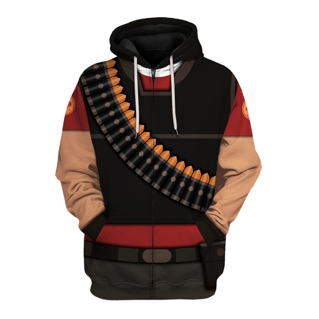 OodieGang Heavy TF2 Costume Hoodie Sweatshirt T-Shirt Tracksuit - OodieGang