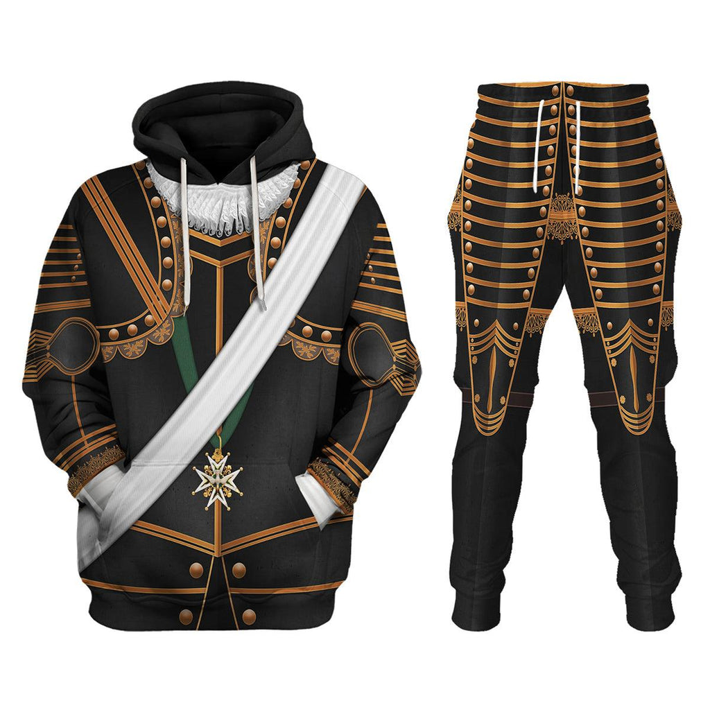 Oodiegang Henry IV of France Armour Costume All Over Print Hoodie Sweatshirt T-Shirt Tracksuit - Oodiegang.com