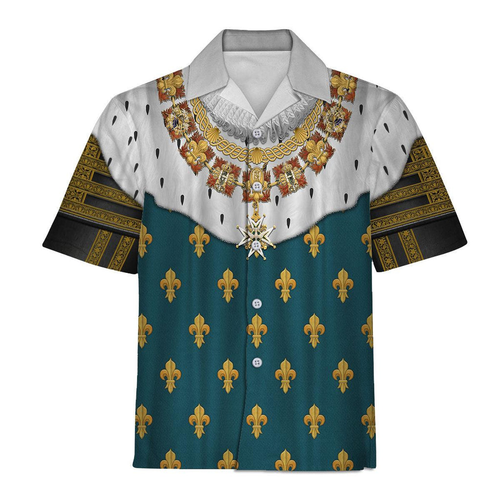 Oodiegang Henry IV of France in Coronation Robes Costume All Over Print Hoodie Sweatshirt T-Shirt Tracksuit - Oodiegang.com