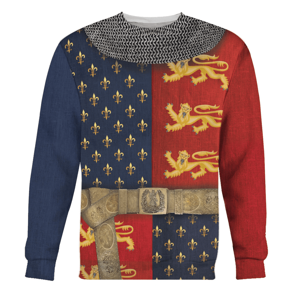 OodieGang Henry V of England Costume Hoodie Sweatshirt T-Shirt Tracksuit - OodieGang.com